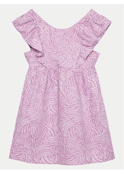 United Colors Of Benetton Sukienka letnia 4YP7CV027 Fioletowy Regular Fit ze sklepu MODIVO w kategorii Sukienki dziewczęce - zdjęcie 182690891