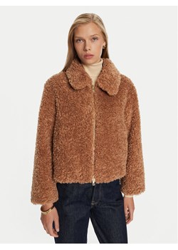 Marella Futro Bello 2423456012 Beżowy Regular Fit ze sklepu MODIVO w kategorii Futra damskie - zdjęcie 182690983