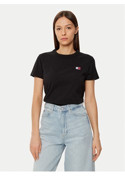 Tommy Jeans T-Shirt DW0DW20153 Czarny Regular Fit ze sklepu MODIVO w kategorii Bluzki damskie - zdjęcie 182691102