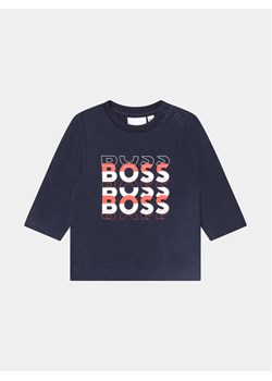 Boss Bluzka J95362 Granatowy Regular Fit ze sklepu MODIVO w kategorii T-shirty chłopięce - zdjęcie 182691163