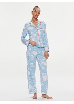 DKNY Piżama YI80003 Błękitny Regular Fit ze sklepu MODIVO w kategorii Piżamy damskie - zdjęcie 182691182