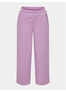 Kids ONLY Spodnie dresowe Ginny 15313528 Fioletowy Wide Leg ze sklepu MODIVO w kategorii Spodnie dziewczęce - zdjęcie 182691201