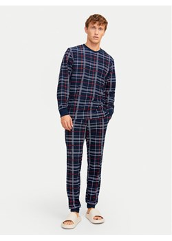 Jack&Jones Piżama 12268512 Granatowy Loose Fit ze sklepu MODIVO w kategorii Piżamy męskie - zdjęcie 182691222