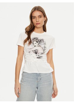Guess T-Shirt W5RI32 K9RM1 Biały Regular Fit ze sklepu MODIVO w kategorii Bluzki damskie - zdjęcie 182691283