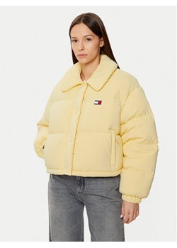 Tommy Jeans Kurtka puchowa DW0DW20390 Beżowy Regular Fit ze sklepu MODIVO w kategorii Kurtki damskie - zdjęcie 182691304