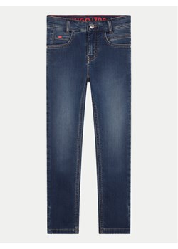 Hugo Jeansy G00186 M Niebieski Slim Fit ze sklepu MODIVO w kategorii Spodnie dziewczęce - zdjęcie 182691333