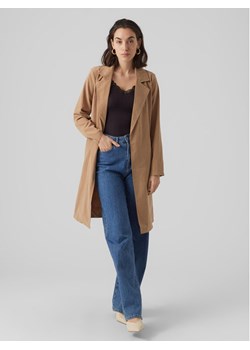 Vero Moda Trencz Billie Daisy 10281638 Brązowy Regular Fit ze sklepu MODIVO w kategorii Płaszcze damskie - zdjęcie 182691401