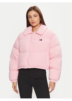 Tommy Jeans Kurtka puchowa DW0DW20390 Różowy Regular Fit ze sklepu MODIVO w kategorii Kurtki damskie - zdjęcie 182691414
