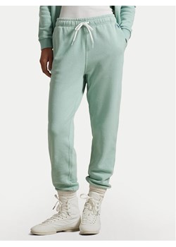 Polo Ralph Lauren Spodnie dresowe 211935585017 Zielony Regular Fit ze sklepu MODIVO w kategorii Spodnie damskie - zdjęcie 182691474