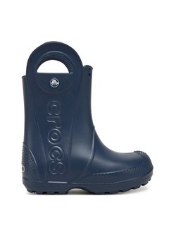 Crocs Kalosze Handle It Rain Boot K 211052 Granatowy ze sklepu MODIVO w kategorii Kalosze dziecięce - zdjęcie 182691574