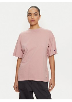 Champion T-Shirt 117449 Różowy Loose Fit ze sklepu MODIVO w kategorii Bluzki damskie - zdjęcie 182691704