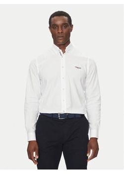 Hechter Paris Koszula 60223 151620 Biały Modern Fit ze sklepu MODIVO w kategorii Koszule męskie - zdjęcie 182691722
