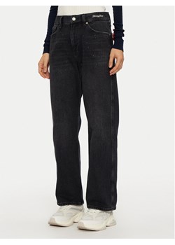 Tommy Jeans Jeansy Betsy DW0DW19739 Czarny Wide Leg - id: 0000304076183 - marki Tommy Jeans - 182691754 Tommy Jeans Jeansy Betsy DW0DW19739 Czarny Wide Leg ze sklepu MODIVO w kategorii Jeansy damskie - zdjęcie 182691754