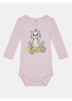 NAME IT Body dziecięce 13238194 Różowy Regular Fit ze sklepu MODIVO w kategorii Body niemowlęce - zdjęcie 182691831