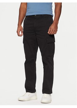 BOSS Spodnie materiałowe Sisla-7 50523149 Czarny Regular Fit ze sklepu MODIVO w kategorii Spodnie męskie - zdjęcie 182691854