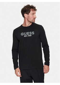 Guess Longsleeve M4YI33 J1314 Czarny Slim Fit ze sklepu MODIVO w kategorii T-shirty męskie - zdjęcie 182692002