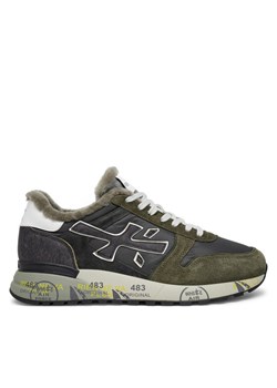 Premiata Sneakersy Mick 6566M Khaki ze sklepu MODIVO w kategorii Buty sportowe męskie - zdjęcie 182692044