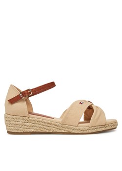 Tommy Hilfiger Espadryle T3A7-33801-0048 S Beżowy ze sklepu MODIVO w kategorii Espadryle damskie - zdjęcie 182692050