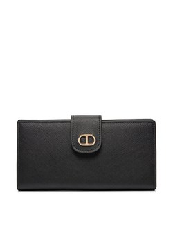 TWINSET Duży Portfel Damski 242TL8040 Czarny ze sklepu MODIVO w kategorii Portfele damskie - zdjęcie 182692181