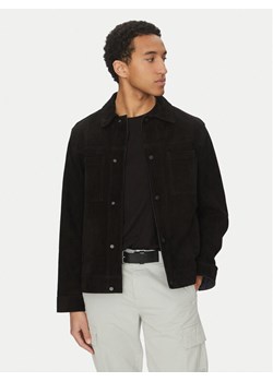 BOSS Kurtka skórzana Jomare 50537118 Czarny Regular Fit ze sklepu MODIVO w kategorii Kurtki męskie - zdjęcie 182692433