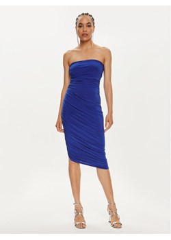NORMA KAMALI Sukienka koktajlowa KK1243PLB32805 Niebieski Slim Fit ze sklepu MODIVO w kategorii Sukienki - zdjęcie 182692444