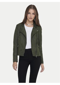 ONLY Kurtka z imitacji skóry Ava 15102997 Zielony Regular Fit ze sklepu MODIVO w kategorii Kurtki damskie - zdjęcie 182692462