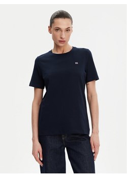 Tommy Hilfiger T-Shirt WW0WW45522 Granatowy Regular Fit ze sklepu MODIVO w kategorii Bluzki damskie - zdjęcie 182692580