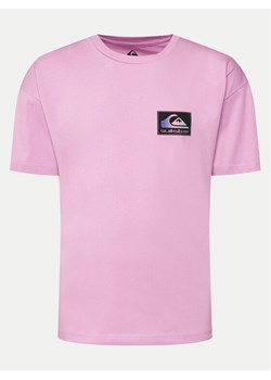 Quiksilver T-Shirt Back Flash EQYZT07605 Różowy Regular Fit ze sklepu MODIVO w kategorii T-shirty męskie - zdjęcie 182692661
