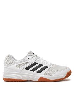 adidas Buty halowe Speedcourt Indoor IH3159 Biały ze sklepu MODIVO w kategorii Buty sportowe damskie - zdjęcie 182692723