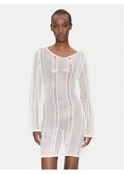 Hunkemöller Sukienka plażowa Crochet 206710 Beżowy Regular Fit ze sklepu MODIVO w kategorii Odzież plażowa - zdjęcie 182692724