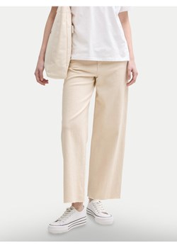 Tom Tailor Denim Jeansy 1045652 Beżowy Wide Leg ze sklepu MODIVO w kategorii Jeansy damskie - zdjęcie 182692760