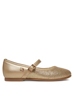 Tommy Hilfiger Baleriny Ballerina T4A3-33930-0572 M Złoty ze sklepu MODIVO w kategorii Balerinki dziecięce - zdjęcie 182692782