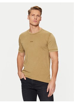 BOSS T-Shirt Tokks 50502173 Beżowy Regular Fit ze sklepu MODIVO w kategorii T-shirty męskie - zdjęcie 182692862