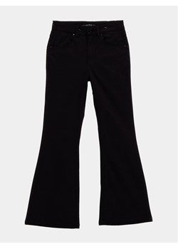 Guess Spodnie materiałowe J4RB01 WF7H0 Czarny Bootcut Fit ze sklepu MODIVO w kategorii Spodnie dziewczęce - zdjęcie 182692900