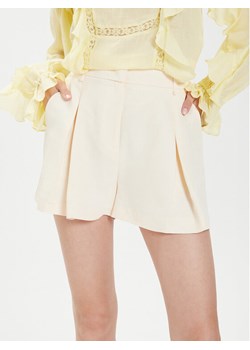 TWINSET Szorty materiałowe 241TT2103 Beżowy Loose Fit ze sklepu MODIVO w kategorii Szorty - zdjęcie 182692904
