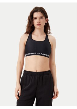 Under Armour Biustonosz sportowy Crossback Mid Bra 1361034 Czarny ze sklepu MODIVO w kategorii Biustonosze - zdjęcie 182692922