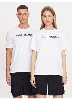 Didriksons T-Shirt Harald 505551 Biały Regular Fit ze sklepu MODIVO w kategorii T-shirty męskie - zdjęcie 182693043