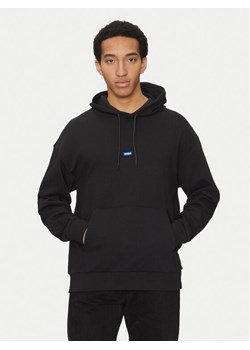 HUGO Bluza Nalonso 50522374 Czarny Regular Fit ze sklepu MODIVO w kategorii Bluzy męskie - zdjęcie 182693073