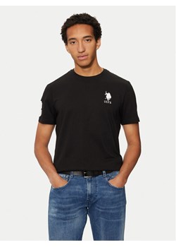 U.S. Polo Assn. T-Shirt MUP3311 Czarny Slim Fit ze sklepu MODIVO w kategorii T-shirty męskie - zdjęcie 182693271