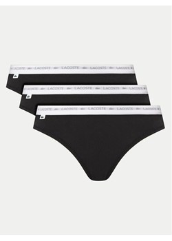 Lacoste Komplet 3 par fig klasycznych 8F1338 Czarny ze sklepu MODIVO w kategorii Majtki damskie - zdjęcie 182693361