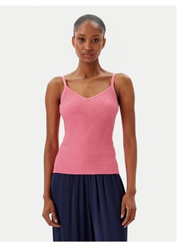 Fracomina Top FR25ST4006K410J9 Koralowy Slim Fit ze sklepu MODIVO w kategorii Bluzki damskie - zdjęcie 182693373