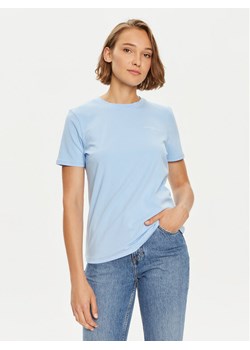 Tommy Hilfiger T-Shirt 1985 WW0WW37877 Błękitny Regular Fit ze sklepu MODIVO w kategorii Bluzki damskie - zdjęcie 182693382