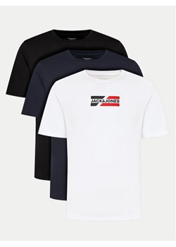 Jack&Jones Komplet 3 t-shirtów JJecorp Graphic Tee 12277755 Kolorowy Regular Fit ze sklepu MODIVO w kategorii T-shirty męskie - zdjęcie 182693463