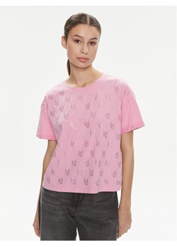 Liu Jo T-Shirt Moda M/C MA4326 J5904 Różowy Relaxed Fit ze sklepu MODIVO w kategorii Bluzki damskie - zdjęcie 182693532