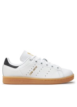 adidas Sneakersy Stan Smith IH5352 Biały ze sklepu MODIVO w kategorii Buty sportowe dziecięce - zdjęcie 182693564