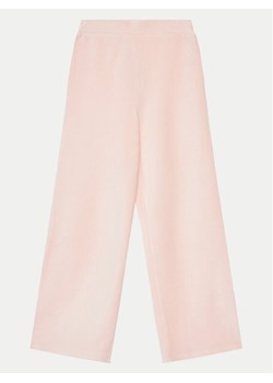 United Colors Of Benetton Spodnie palazzo 4DZBCF02Q Różowy Regular Fit ze sklepu MODIVO w kategorii Spodnie dziewczęce - zdjęcie 182693742