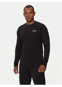 EA7 Emporio Armani Longsleeve 8NPT28 PJVQZ 0208 Czarny Regular Fit ze sklepu MODIVO w kategorii T-shirty męskie - zdjęcie 182693834