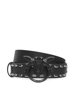 Pinko Pasek Damski Love Berry 100125 A26P Z99B Czarny ze sklepu MODIVO w kategorii Paski damskie - zdjęcie 182694282
