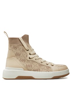 Guess Botki FLPMNN FAL12 Beżowy ze sklepu MODIVO w kategorii Botki - zdjęcie 182694374