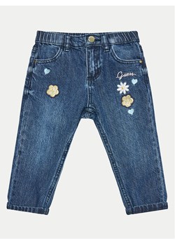 Guess Jeansy K4YA01 D45E0 Granatowy Relaxed Fit ze sklepu MODIVO w kategorii Spodnie dziewczęce - zdjęcie 182694423